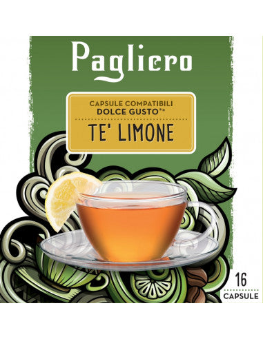 PAGLIERO THE AU CITRON DOSETTES DOLCE GUSTO COMPATIBLE X16