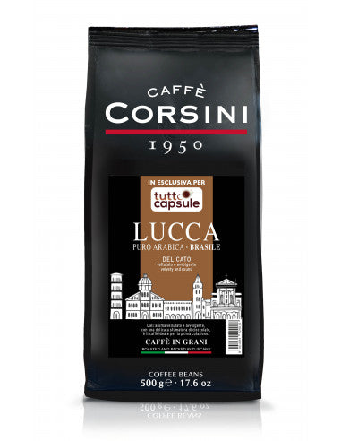 Corsini LUCCA 100% ARABICA DU BRESIL café grain 500g