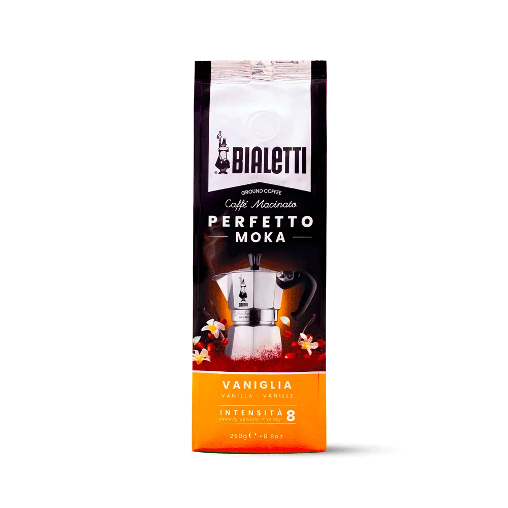 Café moulu BIALETTI  VANIGLIA PERFETTO MOKA 250 GR