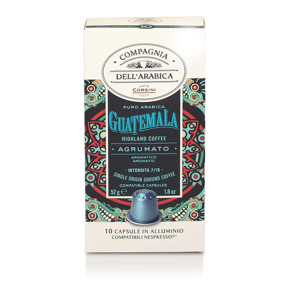 CORSINI GUATEMALA DOSETTE COMPATIBLE NESPRESSO 100% ARABICA X10