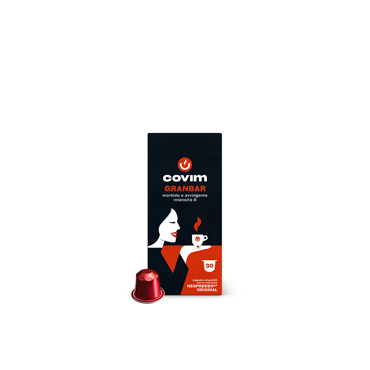 Covim Granbar dosettes Nespresso compatibles X30