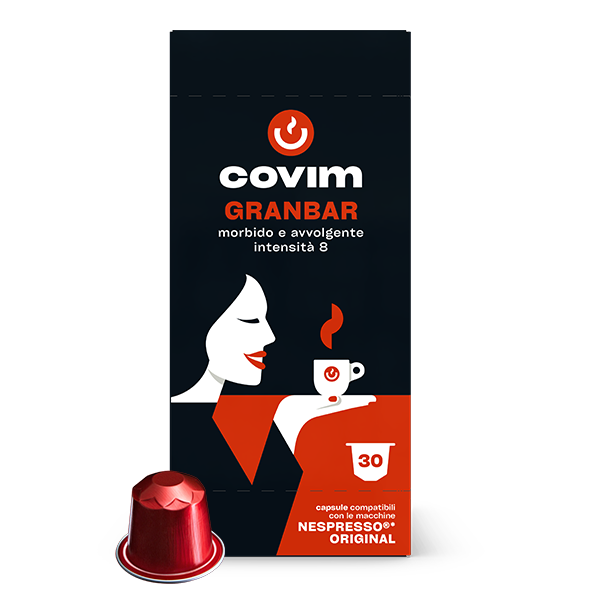 COVIM GRANBAR DOSETTES NESPRESSO COMPATIBLE X30