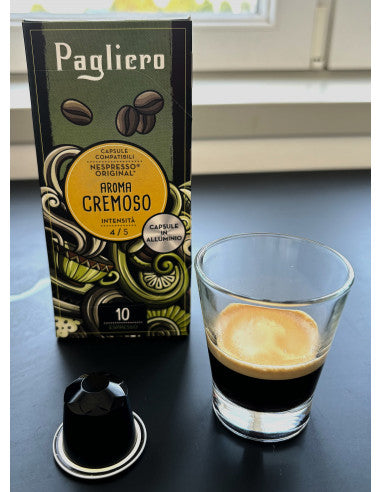 Pagliero Cremoso dosettes compatibles Nespresso x10