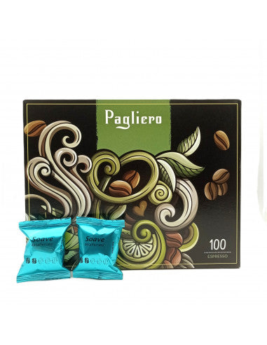 Pagliero Décaffeinato dosettes compatibles Nespresso X100 décaféiné