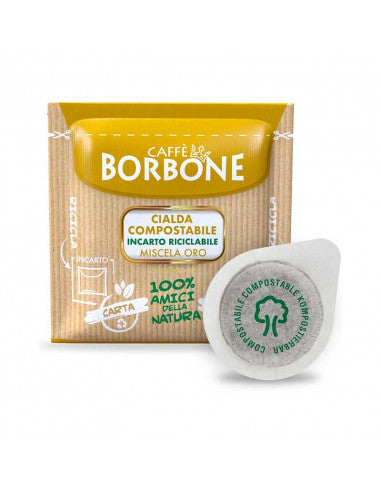 CAFFE BORBONE  CARTA ORO DOSETTES ESE CIALDA PODS X50