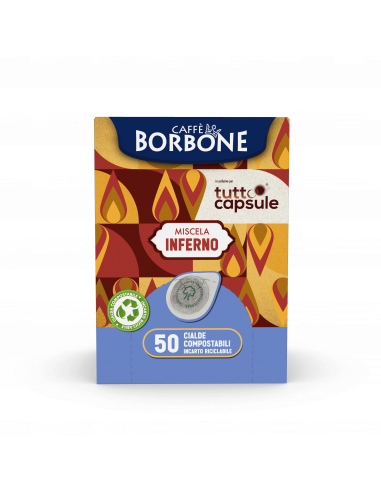 CAFFE BORBONE  INFERNO DOSETTES ESE CIALDA PODS X50