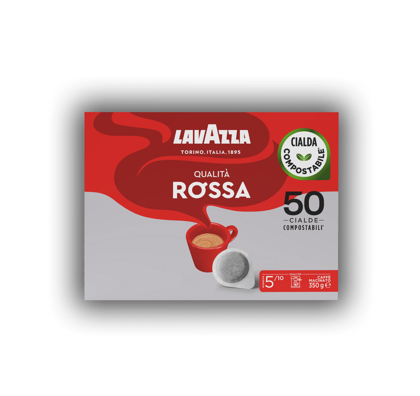 LAVAZZA  CAFFE ROSSO-DOSETTES ESE, CIALDA, PODS x 50