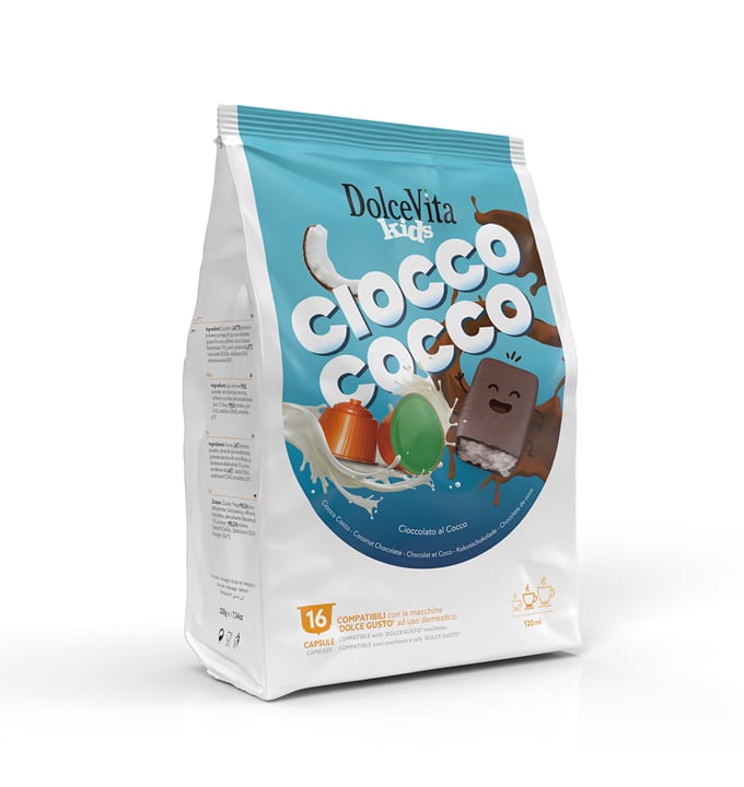DOLCE VITA BOISSON SOLUBLE CIOCCO COCCO DOLCE GUSTO COMPATIBLE X16