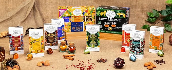 CORSINI COFFRET DEGUSTATION 6 ORIGINES NESPRESSO COMPATIBLE X60