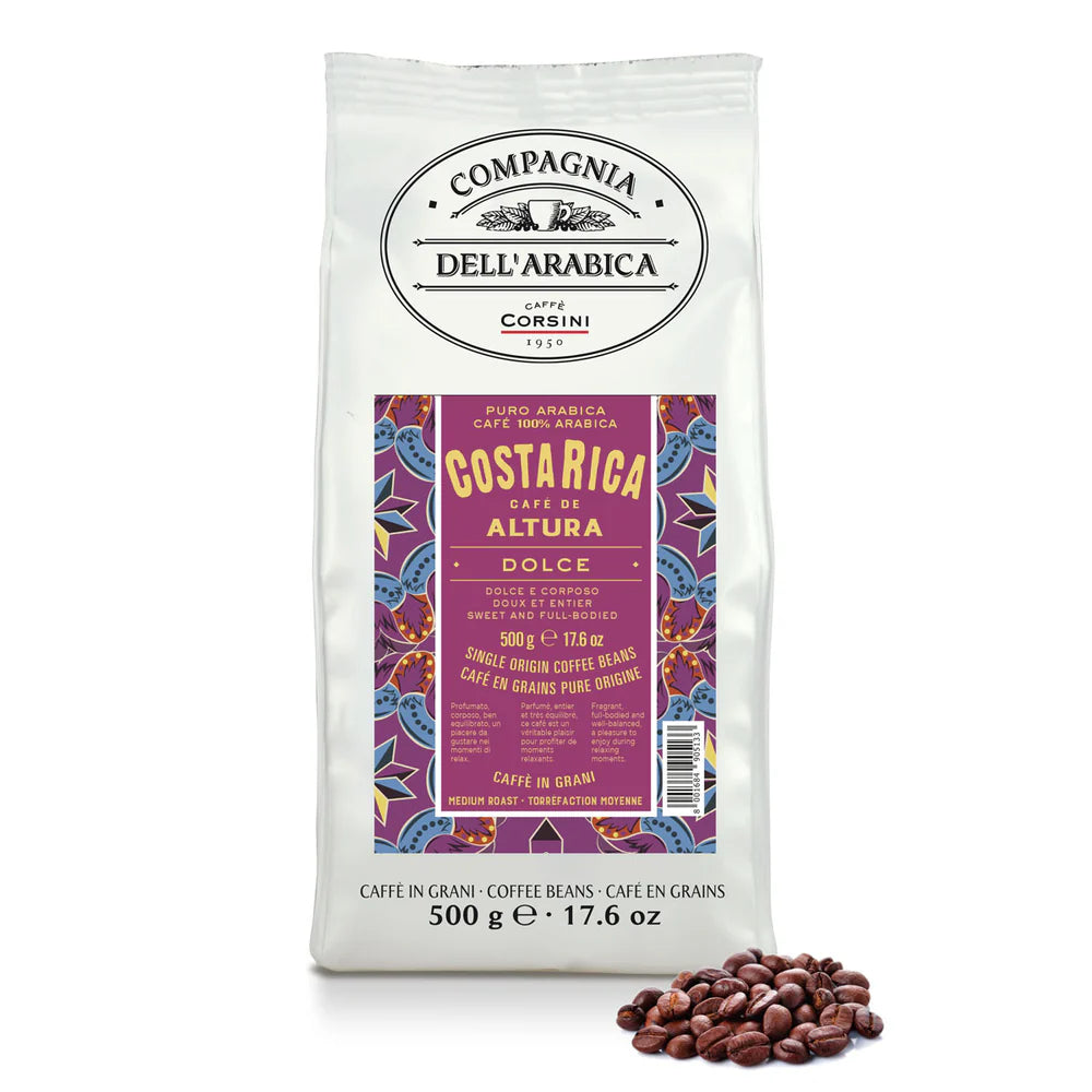 CORSINI COSTA RICA 100% CAFE ARABICA GRAIN 500G