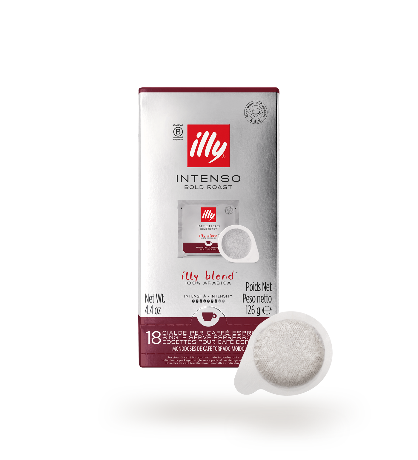 Illy Intenso dosettes ESE cialda