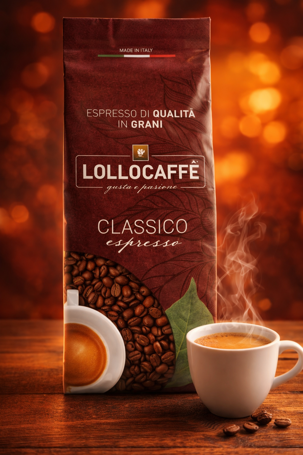 Lollo Caffè Classico café grain 1kg