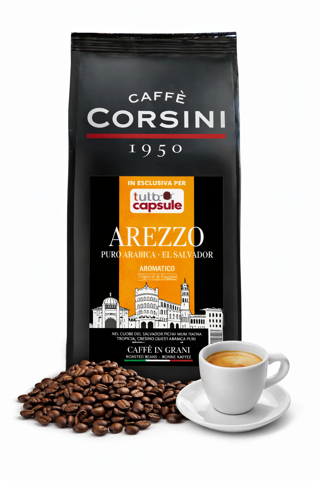 Corsini Arezzo CAFE GRAIN 100% ARABICA 500G