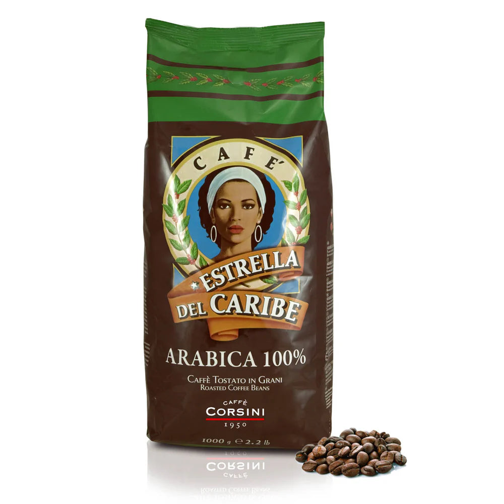 CORSINI ESTERELLA DEL CARIBE CAFE GRAIN 100% ARABICA 1KG