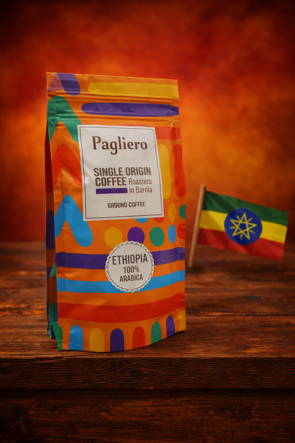 Pagliero Specialty Ethiopie 100% arabica café moulu 200g
