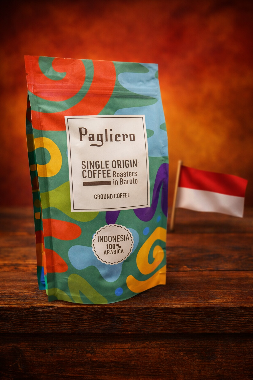 Pagliero Specialty Indonésie 100% arabica café moulu 200g