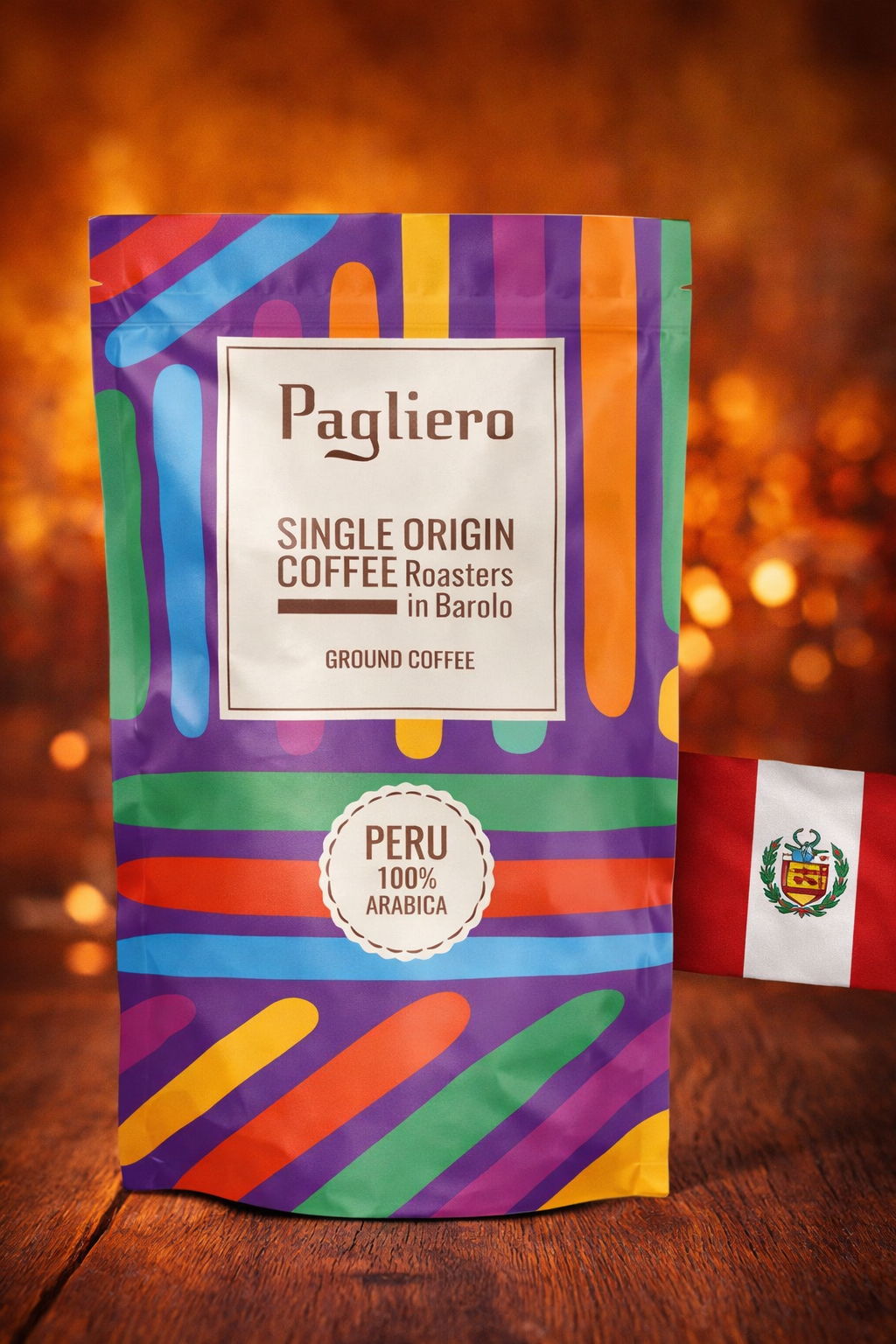 Pagliero spécialty Pérou café grain 200g
